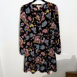 LOFT Floral Paisley Patterned Dress, Sz 6